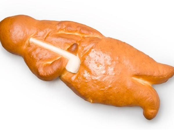 Buikman effe groot