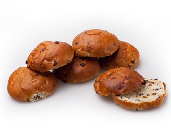Rozijnenbollen&nbsp;6 stuks
